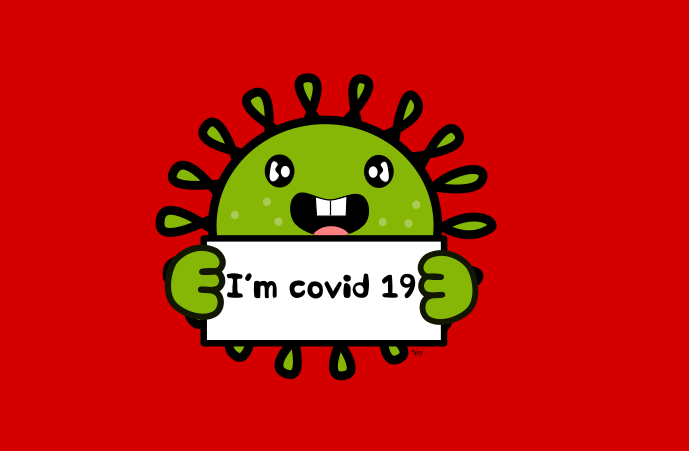 chibi coronavirus, corona virus meme, imagen para reir covid 19
