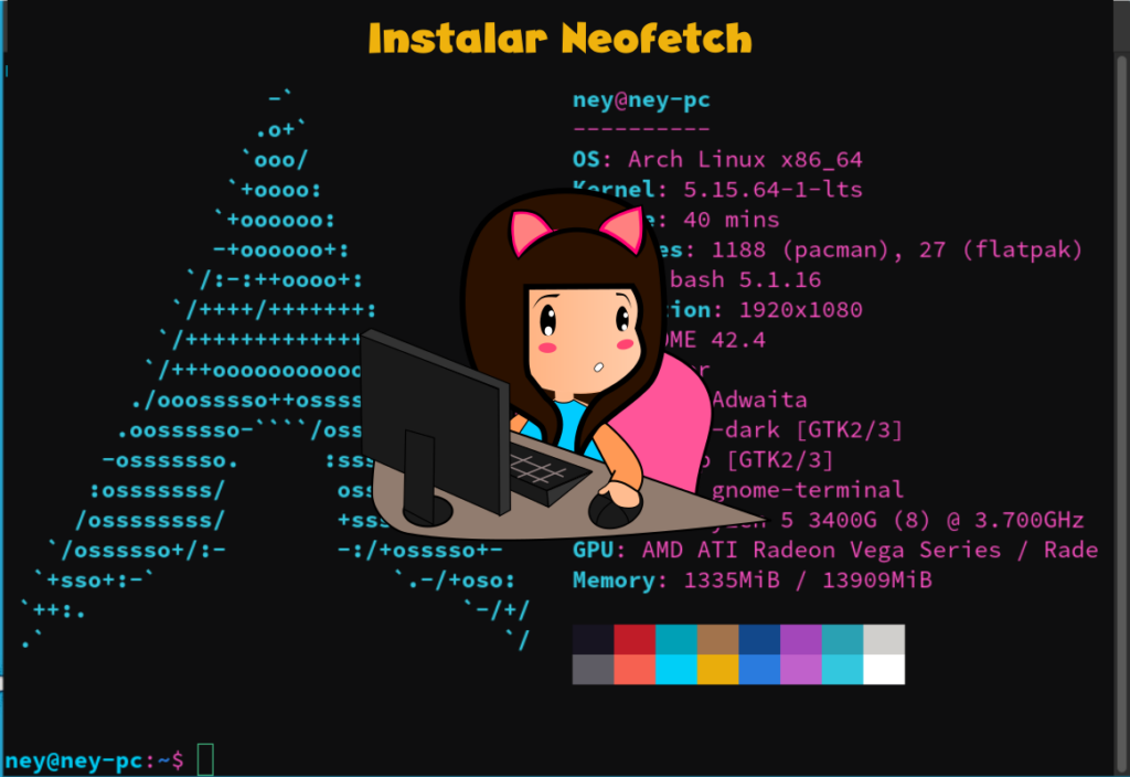 install neofetch